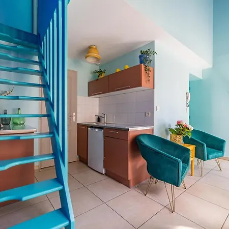 Le Reve Bleu Majorelle - Duplex Sur Les Toits - Nuit A Lägenhet Nîmes